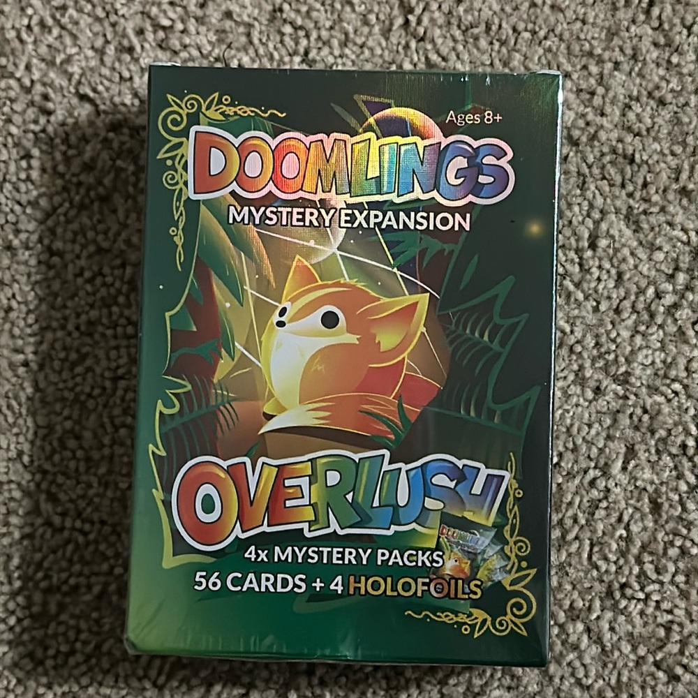NEW Doomlings Overlush Mystery Expansion Box Holofoils Sealed Trading Cards